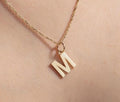 Gold Initial Letter Pendant