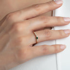 Gold Cluster Birthstone Ring