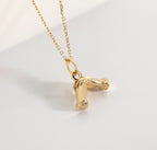 Gold Holding Hands Pendant