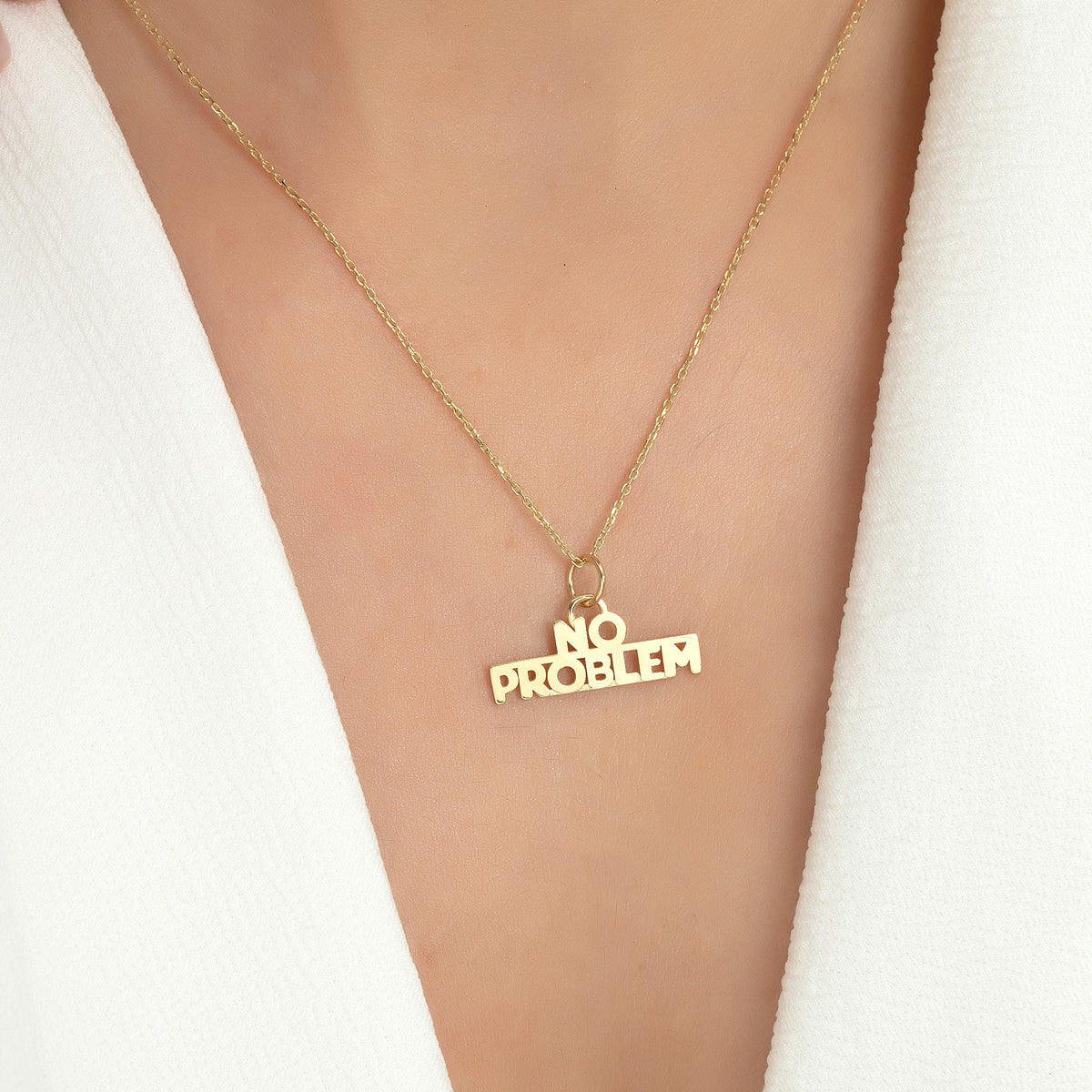 Gold No Problem Pendant