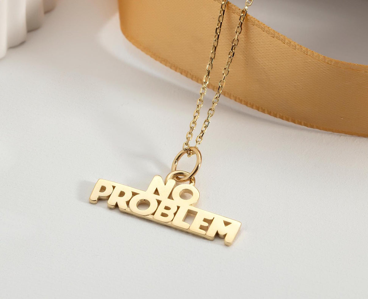 Gold No Problem Pendant