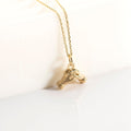 Gold Holding Hands Pendant